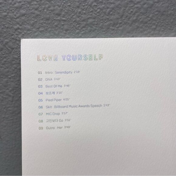 BTS 5th‎ Mini Album [LOVE YOURSELF 承 Her] "E Ver." CD Photobook NO PHOTOCARD VGC - Picture 6 of 6